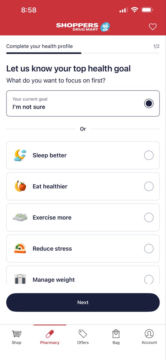 HMacgregor12's tweet photo. @ShopprsDrugMart your app won’t let me manage my prescriptions because I can’t clear this customer data scrape. What’s going on? https://t.co/sIuSOwaPLW
