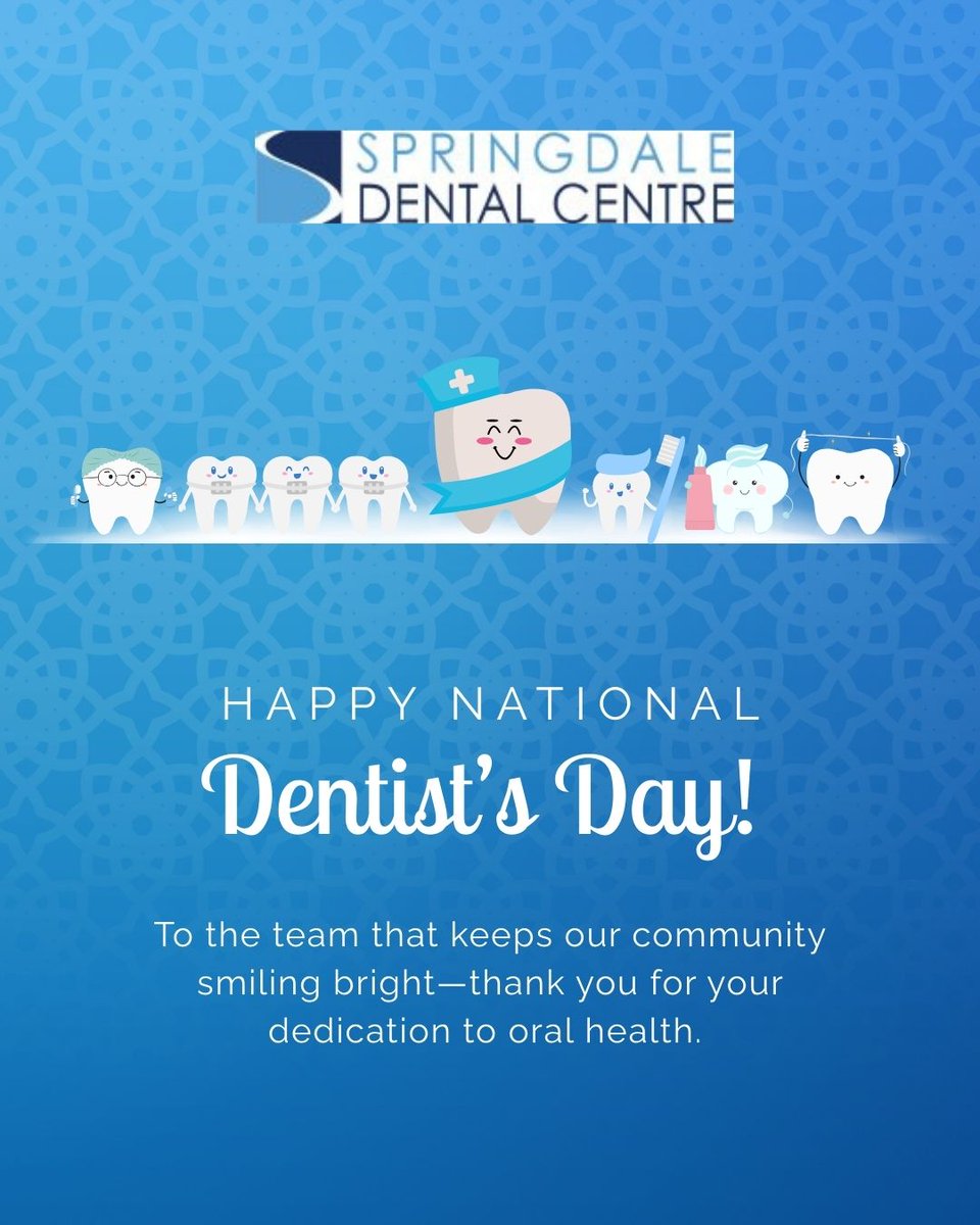 StuartKeshen's tweet photo. Celebrating National Dentist Day 🦷 https://t.co/J2EvkdhHgA