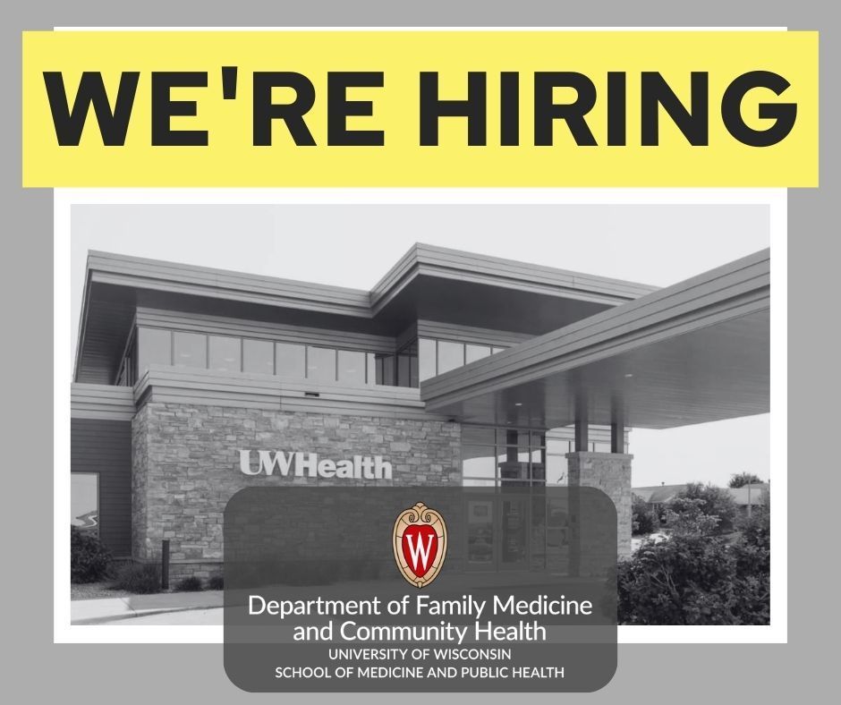 UW Dept of Family Medicine and Community Health tweet media