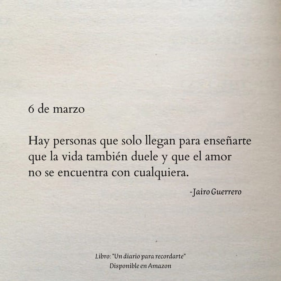 6 de marzo. 🍂