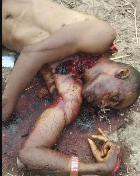 Don't look away

This is the face of a Catholic martyr, his rosary beads covered in his blood indicating he was praying his rosary when they murdered him

He was martyred this week at the hands of Islamist terrorists in Nigeria

I pray to have the same courage and faithfulness as