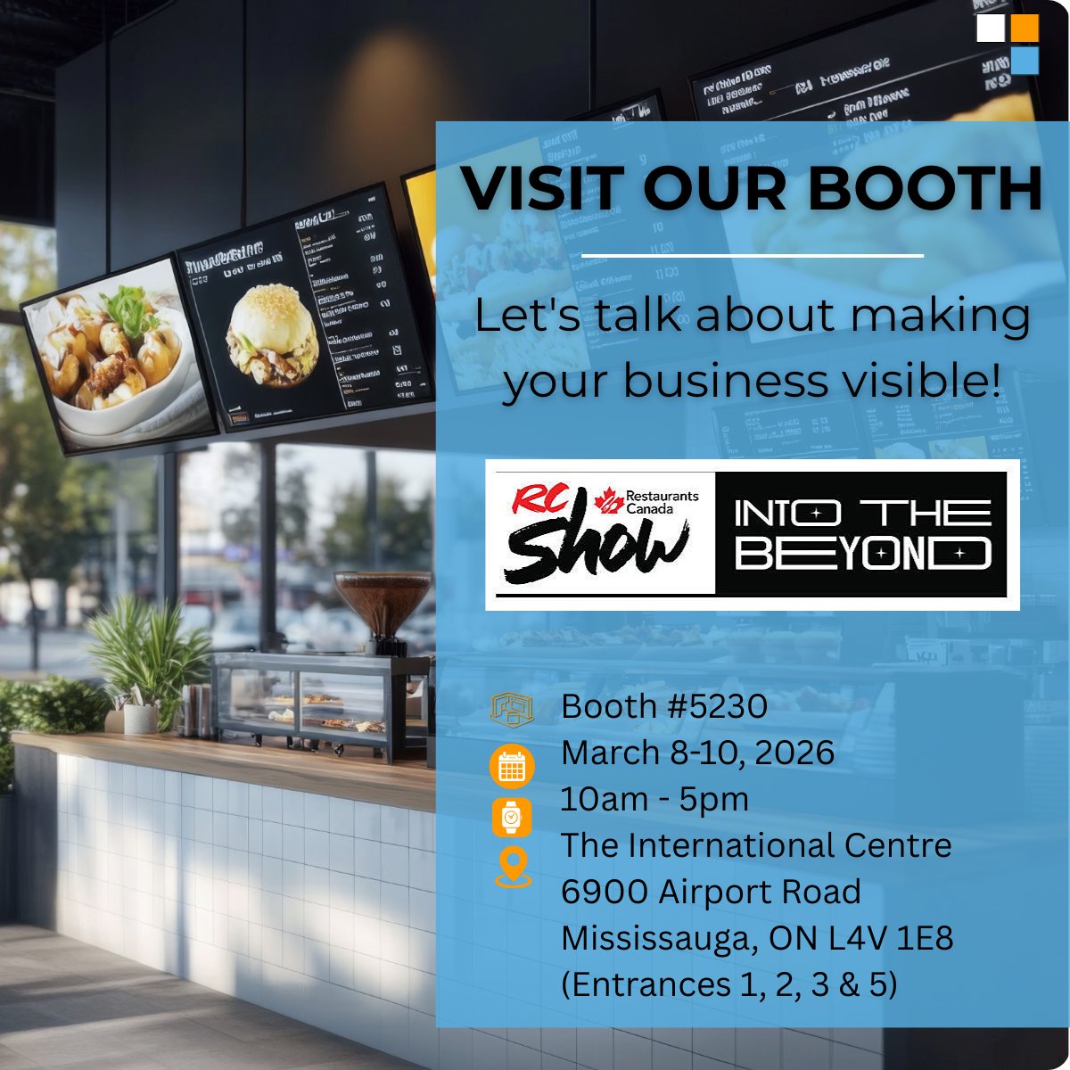 LSquaredDigital's tweet photo. We’re heading to Toronto this weekend for the RC Show 2026. If you’re in the QSR space and looking for a digital signage platform built for enterprise scale and reliability, stop by our booth #5230. Let's talk about making your business visible! https://t.co/C7SiuvFksA https://t.co/fb10bihhca