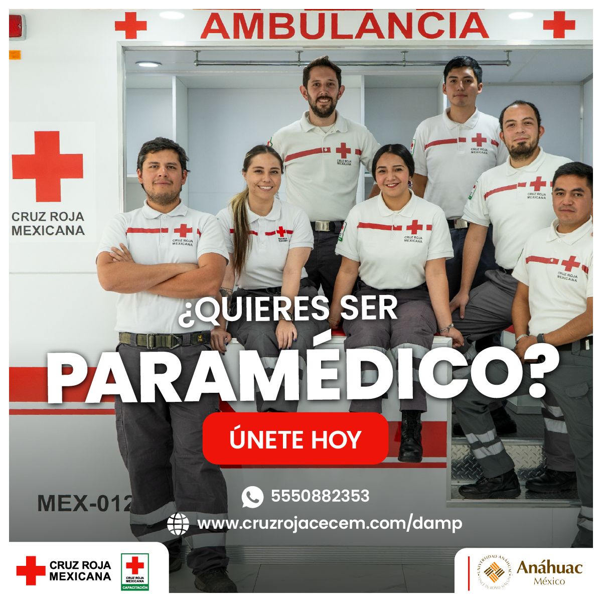¿Quieres ser paramédica | #paramédico? 

Este DIPLOMADO es para ti: 
- 12 meses de formación teórico-práctica

- Equipo de simulación de vanguardia

- Equipo docente capacitado

- Prácticas en ambulancias

Aquí toda la información 👇🏽 cruzrojacecem.com/damp-b