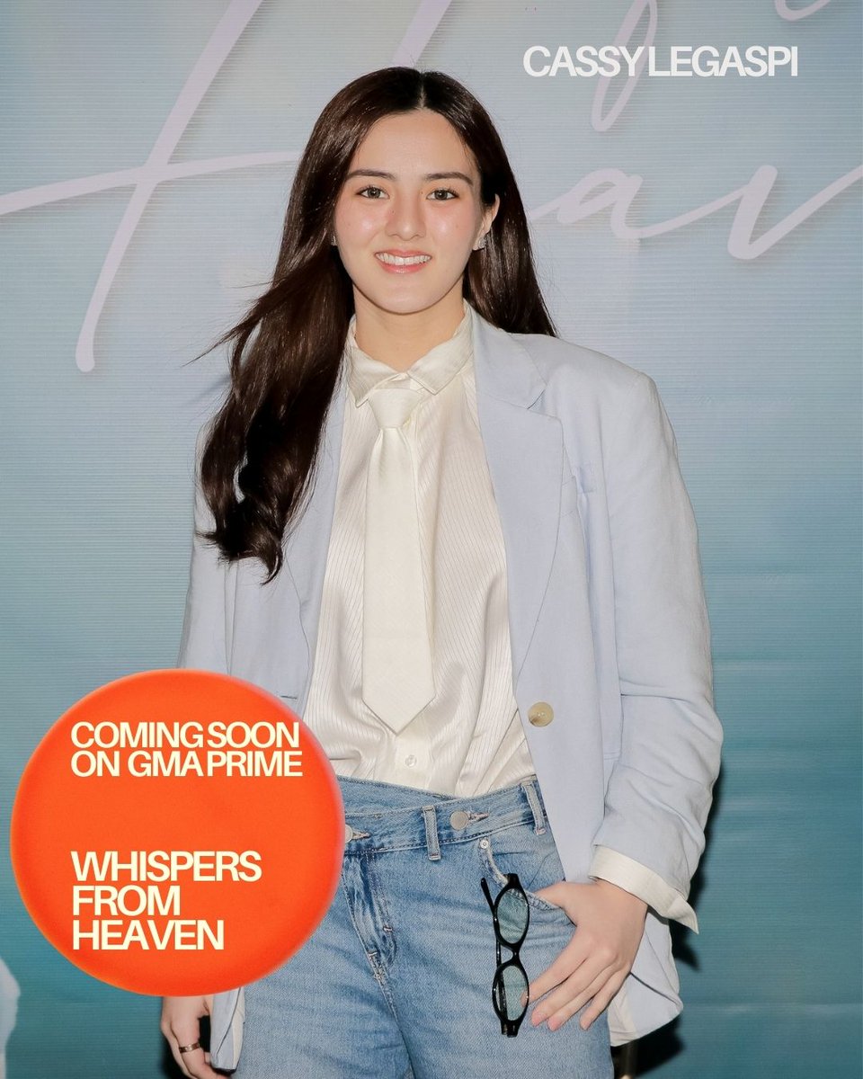 cassy_updates's tweet photo. Cassy Legaspi joined the story conference of GMA Network's newest drama series, #WhispersFromHeaven .
Soon on GMA Pinoy TV.
3 l 6 l 2026
#CassyLegaspi
#GenZRoyalty
#Actress
#Drama
#GMAPrimetime
#GMANetwork
#Kapuso https://t.co/8oIb0kl8Qw