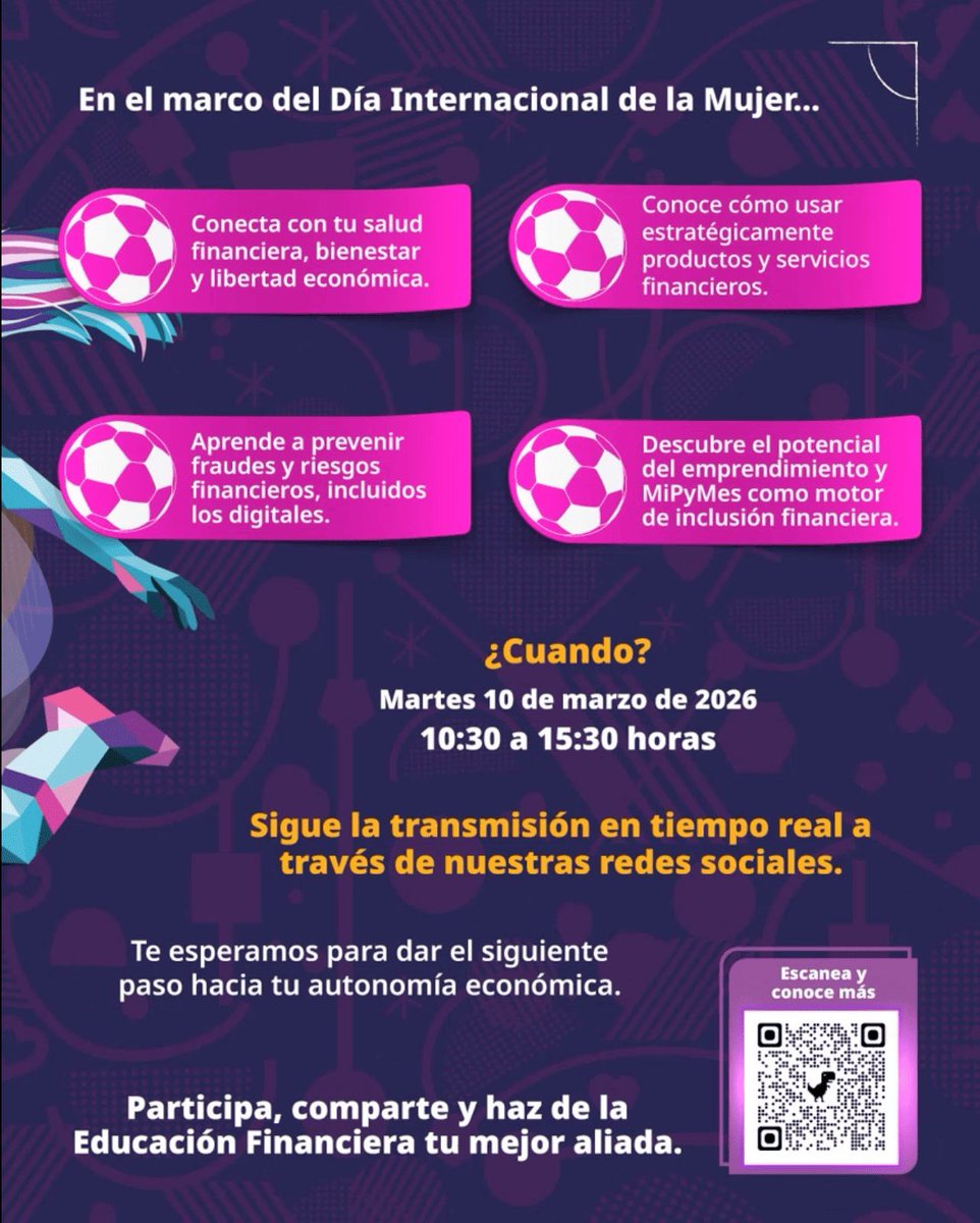 AsofichOficial's tweet photo. 💜 Es tiempo de mujeres. En marzo, CONDUSEF impulsa el Foro Salud Financiera para fortalecer el bienestar económico de las mujeres, promover la toma de decisiones informadas y avanzar hacia una verdadera igualdad financiera.

#EducaciónFinanciera #Condusef #Asofich https://t.co/IctRKDwGId