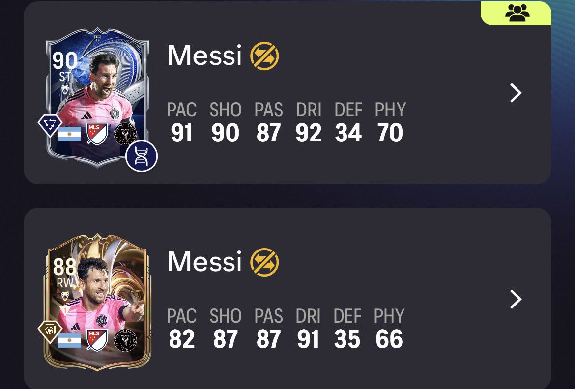 FUT_BLCKGRAY's tweet photo. @FIFA22_INFO @FutPoliceLeaks He will proberly be better then my Inside Edge evo. But is there anyway to keep them both if I want to Evo the 88? https://t.co/ZGtbLaUdcf