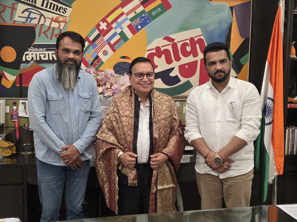sameer_sajid_'s tweet photo. Visited Lokmat https://t.co/mCrIOrYmd2