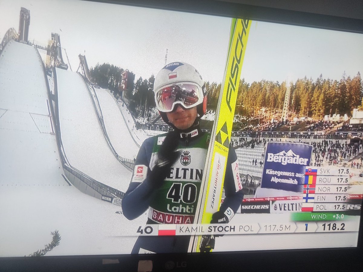 Stop the count!
Swoją drogą, ten numer na plastronie... 
#skijumpingfamily