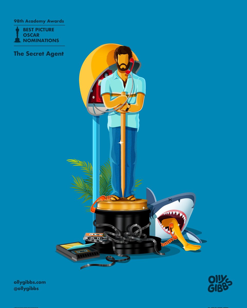 filmes_e_filmes's tweet image. E chegou um dos momentos mais legais da época de premiações: O momento em que o ilustrador @OllyGibbs solta suas artes dos 10 indicados na categoria 'melhor filme' do Oscar!❤️🎬

#theacademy #oscars #oscars2026 #ollygibbs