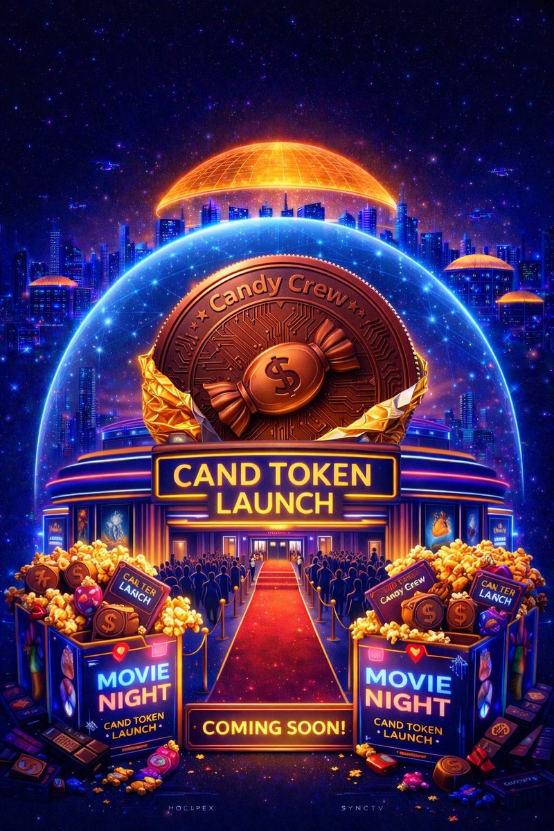CANDToken's tweet photo. ๐ง๐๏ธCandy Crew Alert ๐๏ธ๐ง- Big Changes Inbound... Want early cheap tokens for the sweet future of candy and long movie nights ? Then get in today for crazy early opportunities cheap CAND Token or you will miss the chocolate ride ! ๐ข #CANDtoken #CAND #Raydium #RaydiumLaunchpad https://t.co/y2VNTxebCc