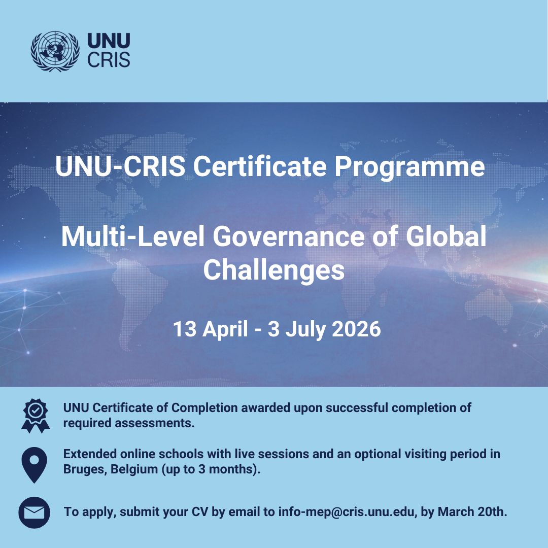 UN University - CRIS tweet media