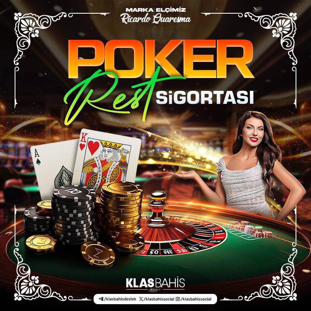 klassbahiss's tweet photo. 🃏  KLASBAHİS’TE REST ÇEKERKEN ARTIK DAHA RAHATSIN!

💼  Poker Rest Sigortası ile büyük potlarda riskini azalt, elin bozulsa da kaybın minimum olsun!

♣️  Hold’em ve Omaha masalarında geçerli
��  Sigorta; Flop veya Turn turunda teklif edilir

https://t.co/exRg0YKc0h https://t.co/kgMN6qrrH8
