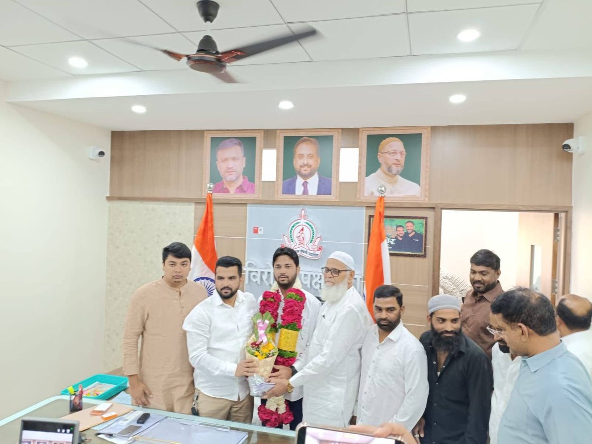 sameer_sajid_'s tweet photo. On instructions of Imtiaz Jaleel Sahab Mehraj Pathan, Azhar Pathan, Matin Khan, Amjad Chachu have been appointed as Standing Committe Members Aurangabad Municipal Corporation..
Congratulations to all https://t.co/Zaxzpx10a1