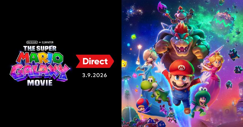 GeekVibesNation's tweet image. The final trailer for #TheSuperMarioGalaxyMovie will drop Monday during a new #NintendoDirect