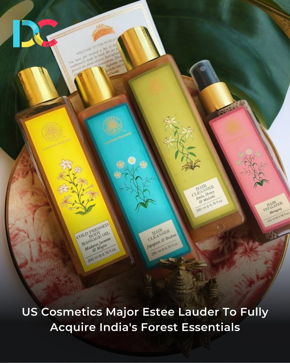 Dis_cultured's tweet photo. The Estee Lauder Companies has bought Indian skincare brand Forest Essentials, taking full ownership of the firm it had first invested in 2008 as the American company looks to bolster its bets on the local prestige beauty market.
.
.
.
#esteelauder #forestessentials #american https://t.co/rBNm7ssjzB