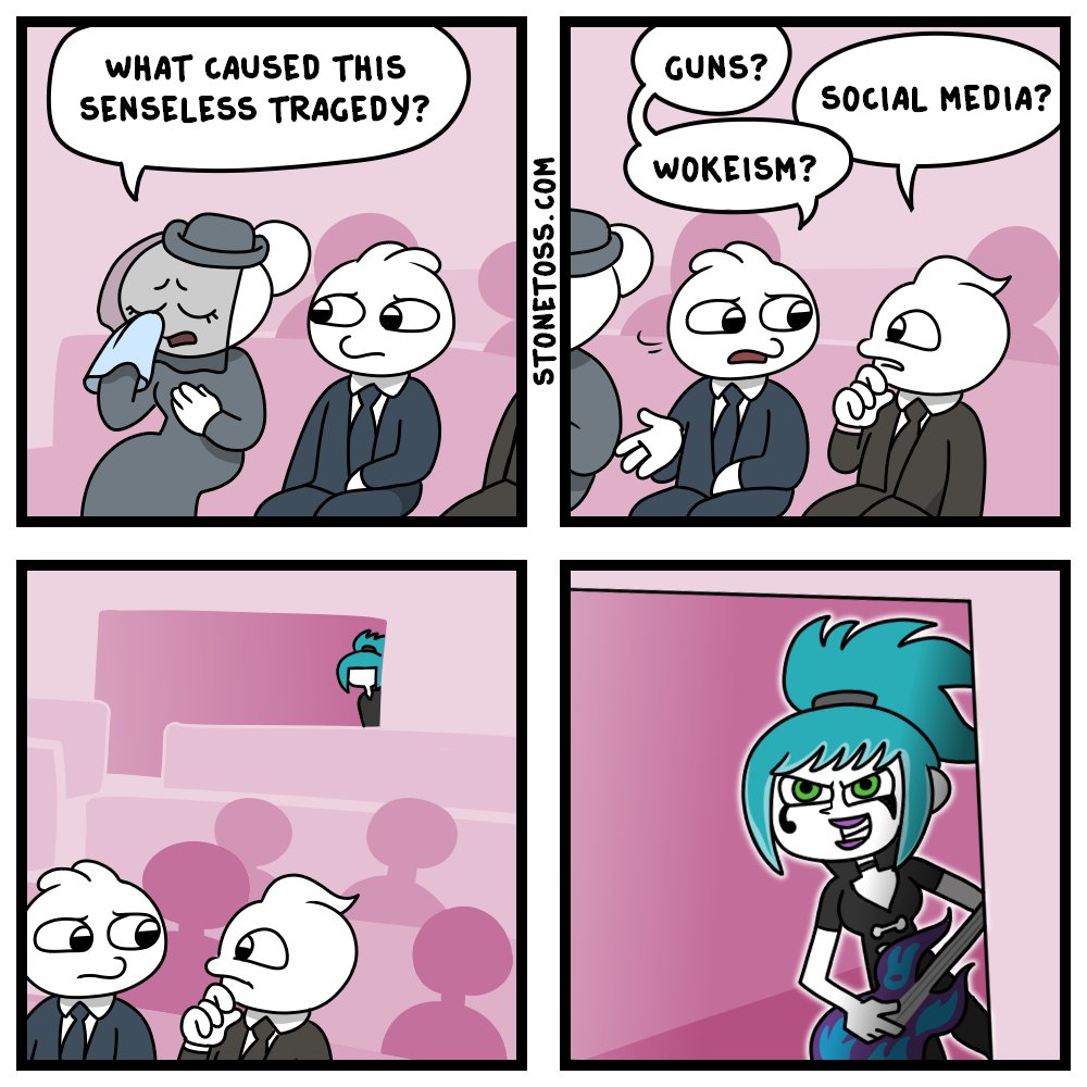 Stone tossers tweet media