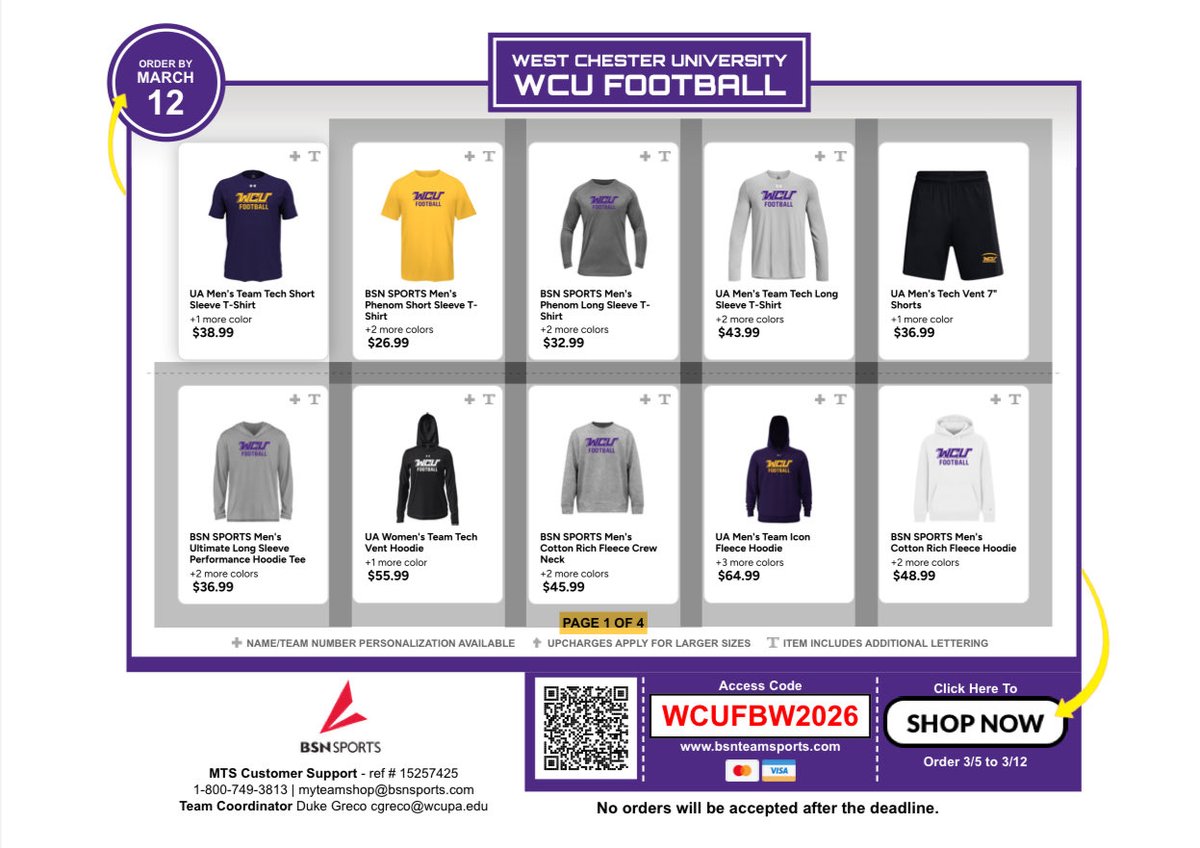 West Chester Golden Rams Football tweet media