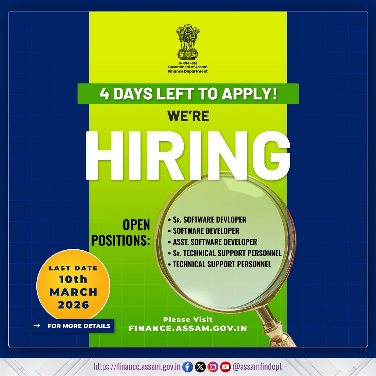 Finance Department, GoA tweet media