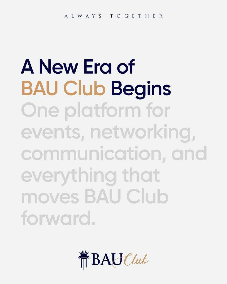 BAU Mezunlar Derneği tweet media