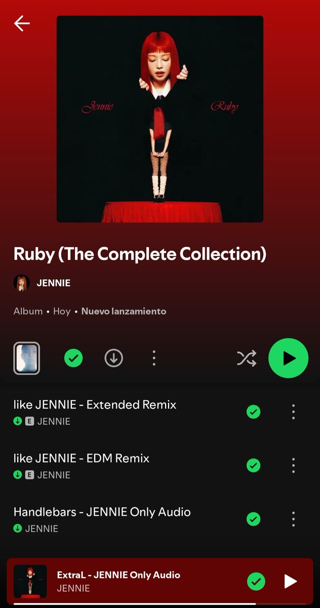 LOS REMIX, LOS SOLO VER., TODO, MOTHERNNIE NO FALLA JAMÁS ❤️
#A_Year_In_Ruby #JENNIE