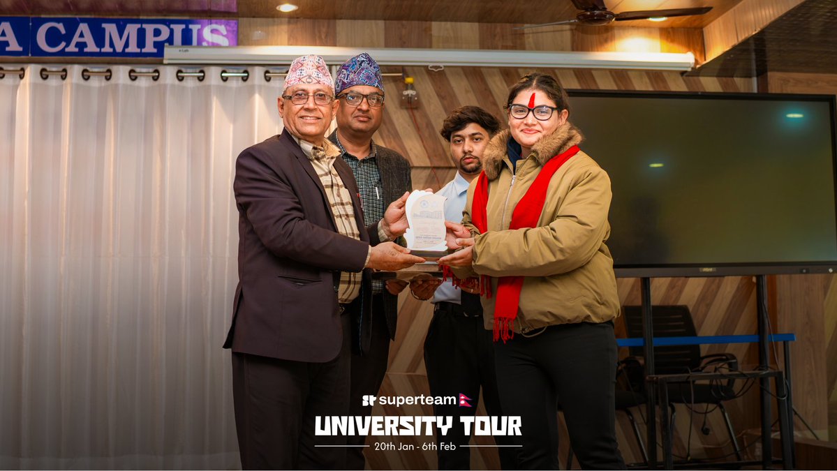 The biggest blockchain movement in Nepal wraps up at Butwal Kalika campus! 🇳🇵

160+ developers, designers, and creators showed up - couldn't have asked for a better finale.

Big thanks to everyone at Butwal and across every stop on this University Tour, spreading <a href="/solana/">Solana</a> to the