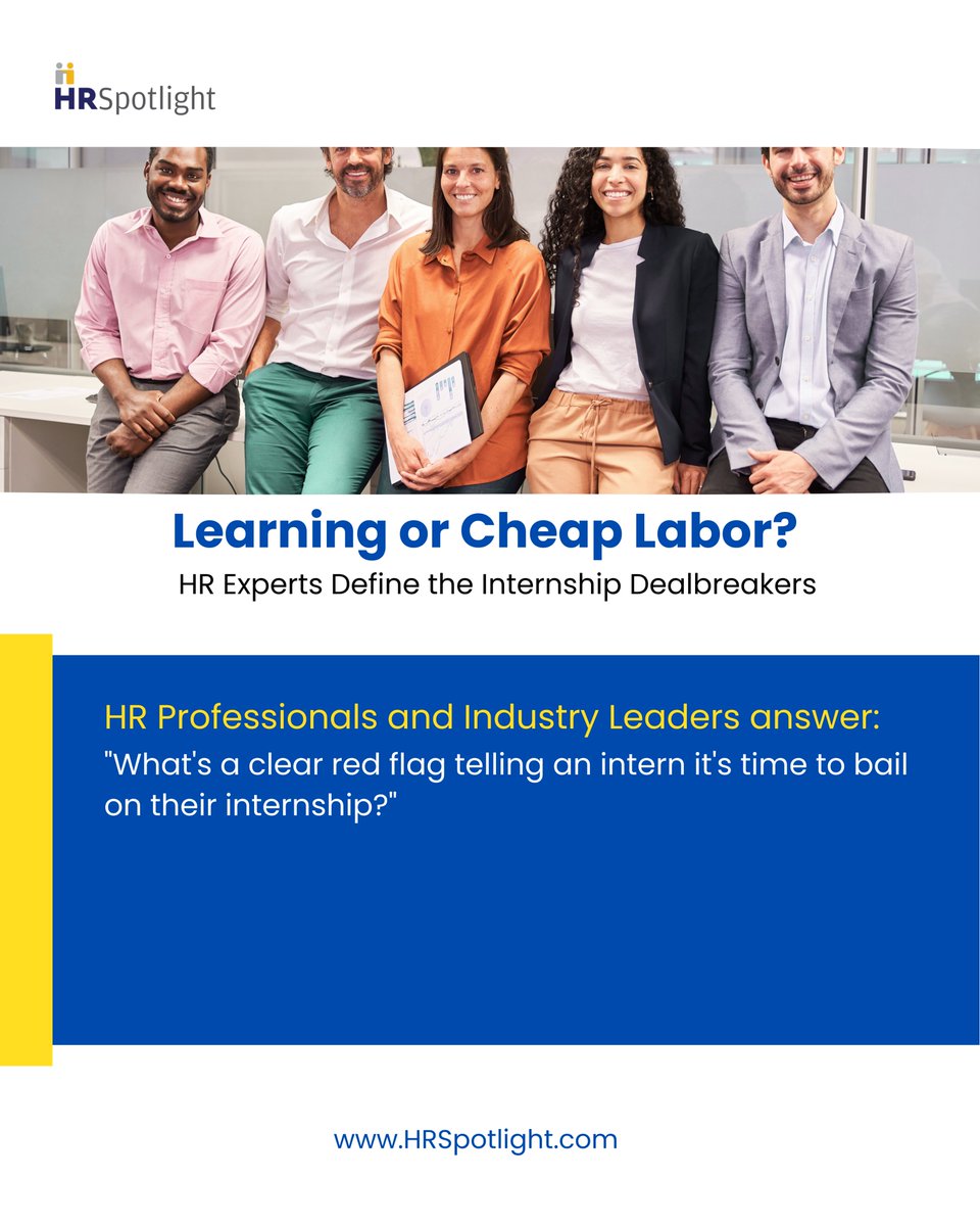 hr_spotlight's tweet photo. https://t.co/XxQwrmLGxH - Learning or Cheap Labor? HR Experts Define the Internship Dealbreakers

Visit https://t.co/glgGJc6Lg6 for comprehensive insights and resources in the HR space.

#HRSpotlight #HR #HRTips #Internship #CareerAdvice #JobSearch #EarlyCareer #InternLife https://t.co/HXaxaTRjZO