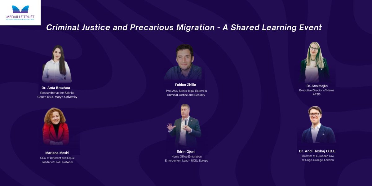 MedailleTrust's tweet photo. Join the 3rd Shared Learning Event on Criminal Justice & Precarious Migration bringing together experts from the UK & Albania.
๐ London Jesuit Centre
๐
10 March 2026
โฐ 09:30โ16:00
๐ Register:
https://t.co/5iITicf1xc
#SharedLearning #AntiTrafficking #MigrationDialogue https://t.co/rEJMyD6hNM