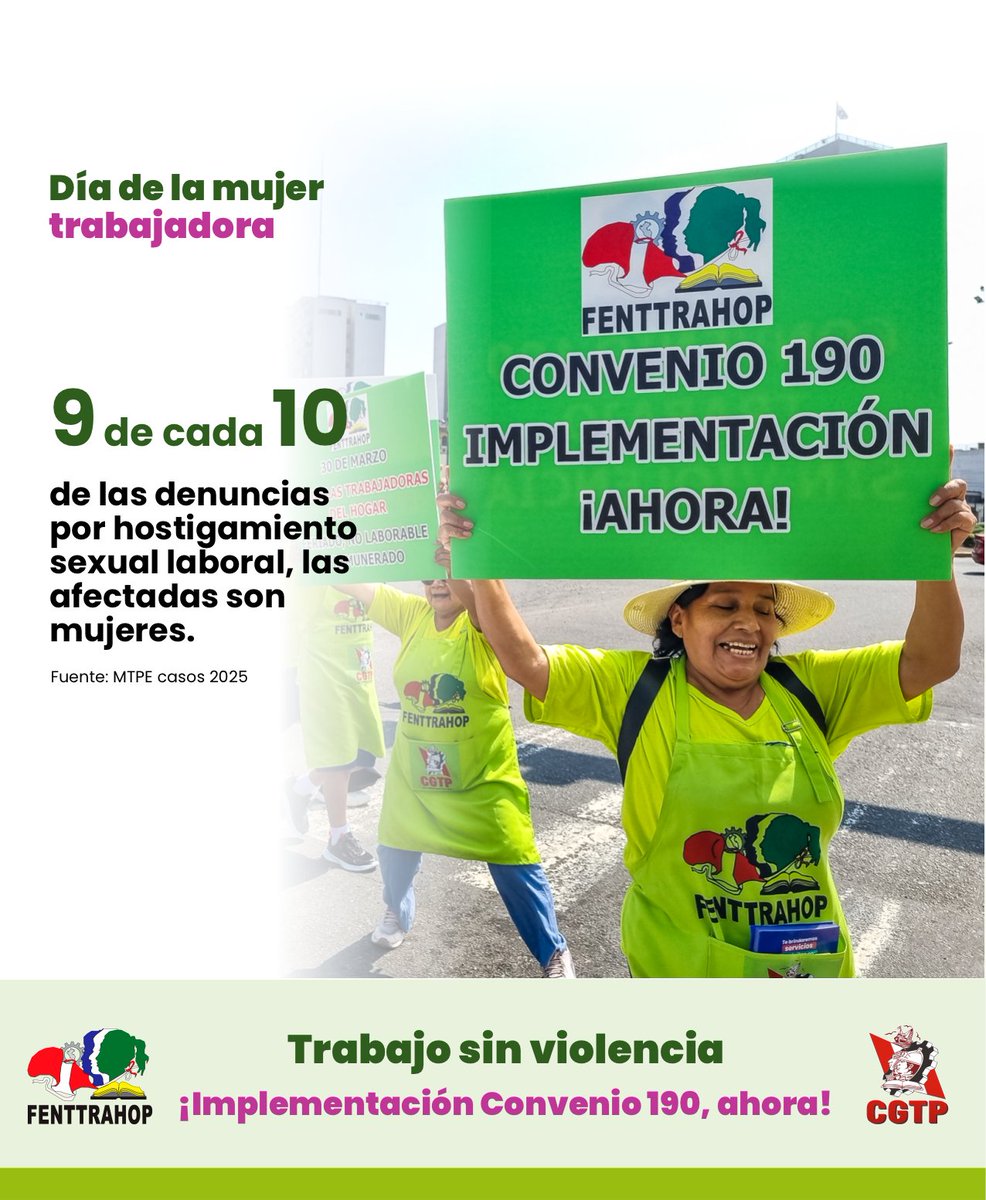 FENTTRAHOP Federación Trabajadoras del Hogar Perú tweet media