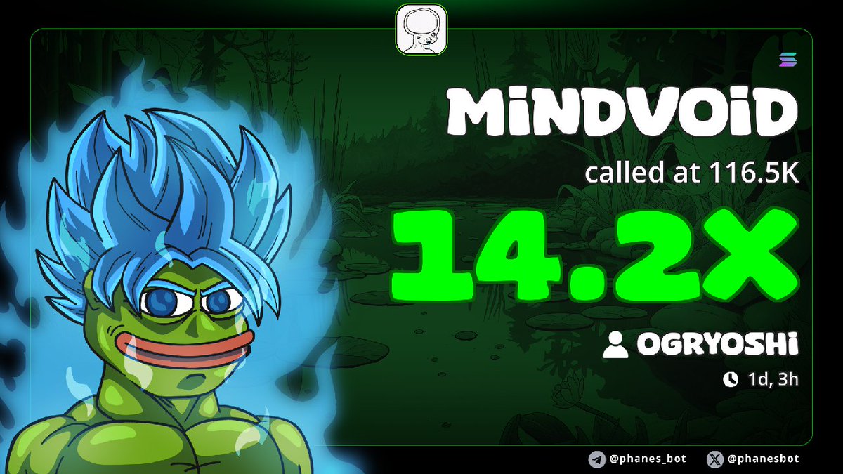 OGRyoshi's tweet photo. MindVoid Coin #MINDVOID 🔥 update

MindVoid touch new ath again and a clean #14x+ while 4x-5x since I posted it here. This narrative is soo good. 

9VYUuSVZGw82Nz8rcSix4x4zurBmvkfiKtyvYCY4pump

https://t.co/xiUNLEoiK9

https://t.co/zPr8uFt7Nq https://t.co/Ujx0KEYkJI