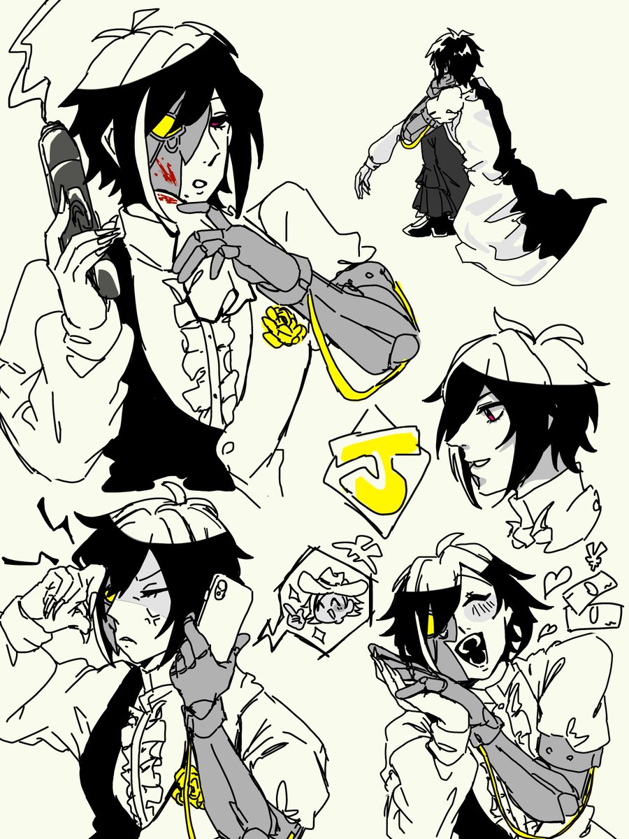 meeeebon's tweet photo. 落書き https://t.co/FupipBCQqk