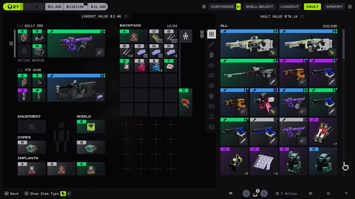 Day one of marathon feeling pretty good, still feels like I'm running the tech test... Waiting on Outpost/Cryo to feel how different the game gets.