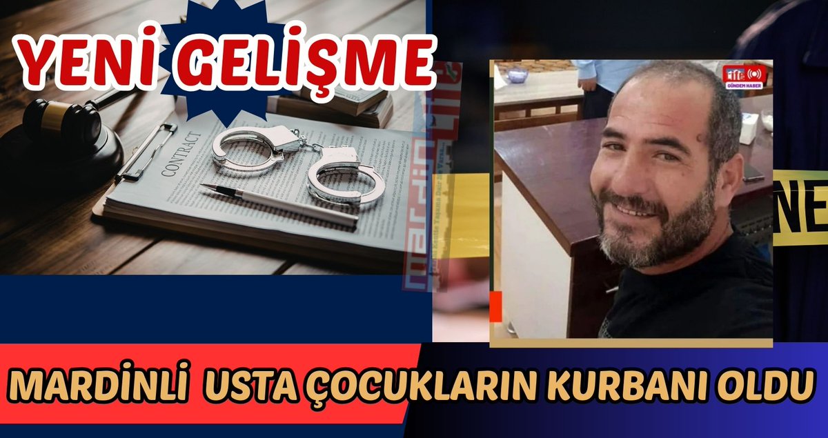 Mardinlife's tweet photo. YENİ GELİŞME! Mardinli Usta Çocukların Kurbanı Oldu
https://t.co/GDDGRwPe6w https://t.co/xnR8q4qfpF