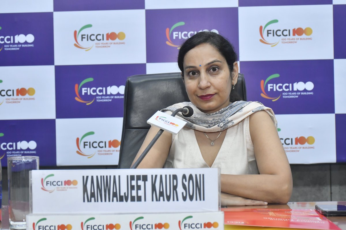ficci_india's tweet photo. The problem with fraud is not that organisations lack controls, but that these controls are often ignored. Ethical leadership and governance must flow from the top, and investigators should be involved when systems and safeguards are being designed, not only when a crisis occurs. As fraud continues to evolve across geographies and industries, behavioural science and human intelligence must complement technological tools in forensic investigations: Ms Kanwaljeet Kaur Soni, President, Global Association of Forensic Accountants.