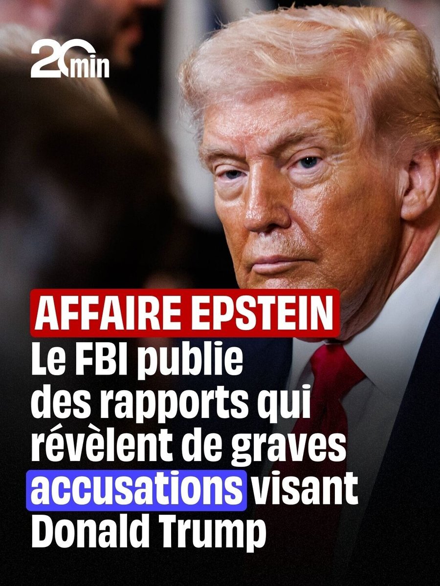 🔴 Trump accusé d’agressions sexuelles sur mineure
➡️ 20min.fr/uZk