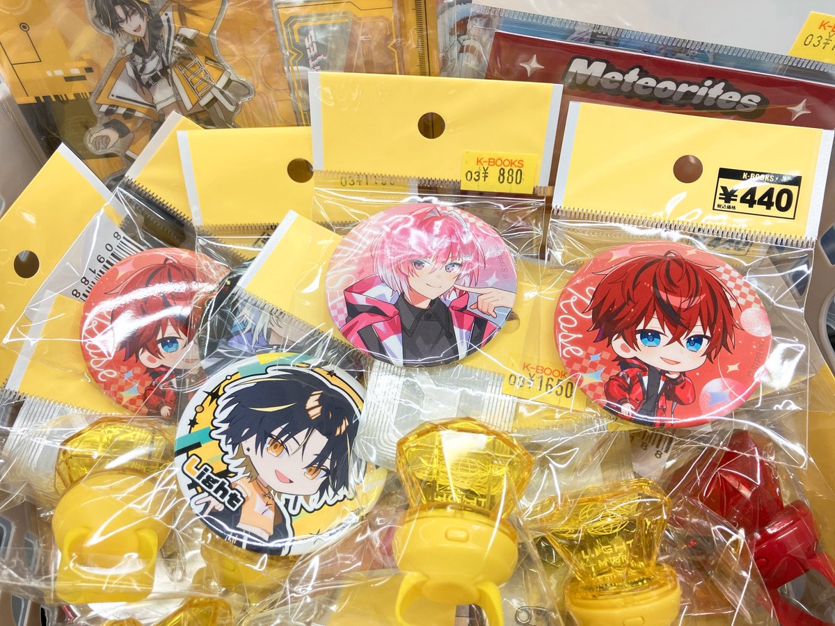 入荷情報】 💫めておら💫 缶バッジやアクキー、アクリルスタンドなど