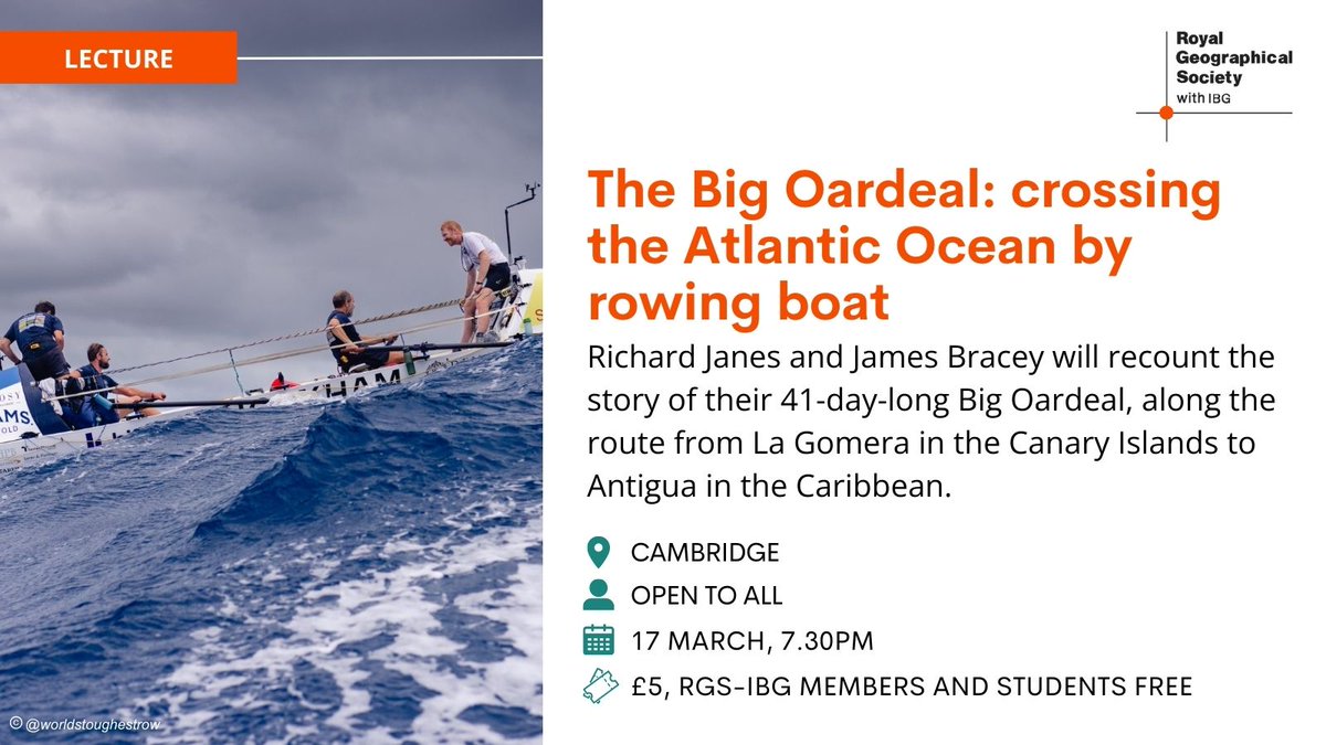 Royal Geographical Society (with IBG) tweet media