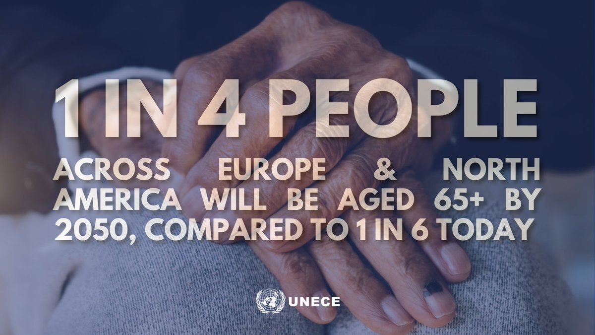 UNECE's tweet image. #Population ageing is a mega-trend touching nearly every aspect of societies &amp;amp; economies 📈👵👴

@UNECE Standing Working Group on Ageing supports countries to adapt to population #ageing through policy guidance &amp;amp; tailored recommendations📑

🔗unece.org/population/sta…