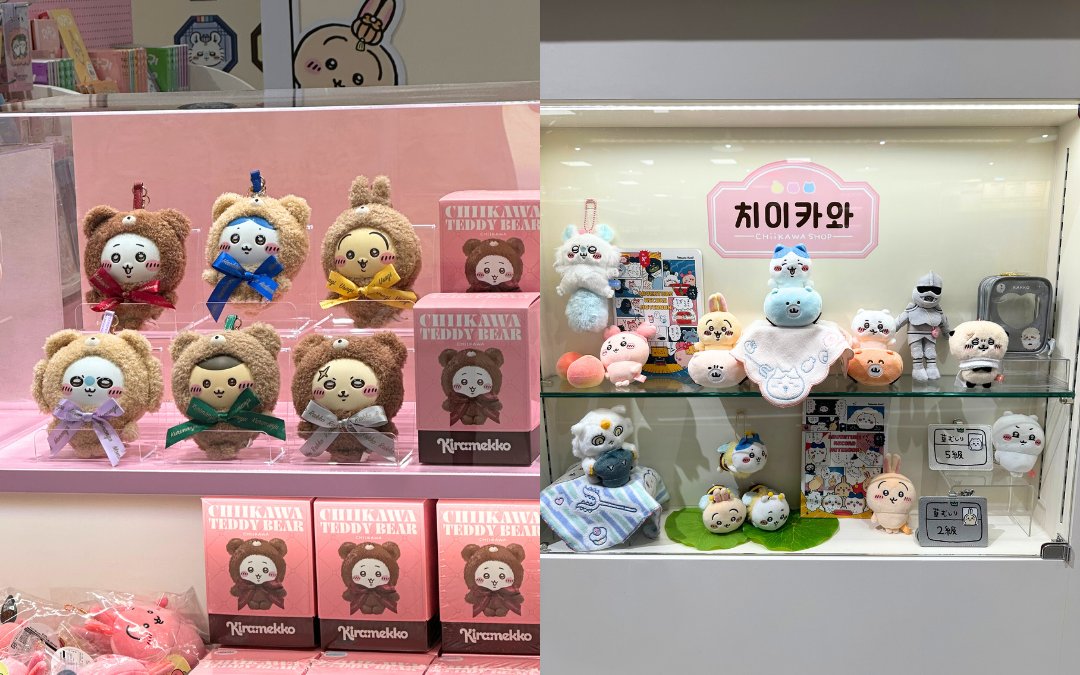 ちいかわ初の韓国ショップが ついにオープンしたよ😆✨ 韓国限定の韓服
