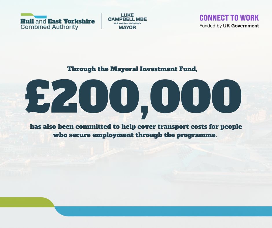 mayorofhey_'s tweet photo. I’m really pleased that £11.7 million of new funding through the Connect to Work scheme is coming to our region, helping thousands of disabled people and people with health conditions move towards secure, good jobs. https://t.co/uNUWhqgqSj