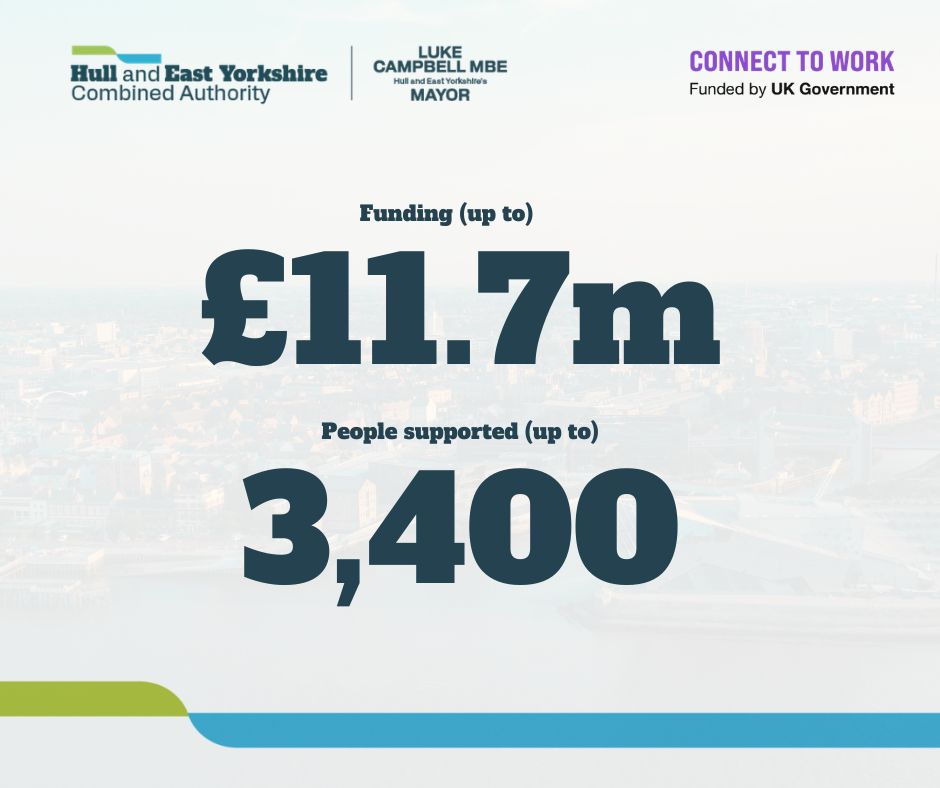 mayorofhey_'s tweet photo. I’m really pleased that £11.7 million of new funding through the Connect to Work scheme is coming to our region, helping thousands of disabled people and people with health conditions move towards secure, good jobs. https://t.co/uNUWhqgqSj
