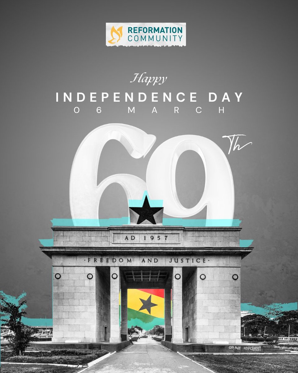 reformationgh's tweet image. Happy Independence Day, Ghana 🇬🇭🎉
Today we celebrate 69 years of freedom, resilience, and nationhood. 

#GhanaAt69 #IndependenceDay #ReformationCommunity #Booksville