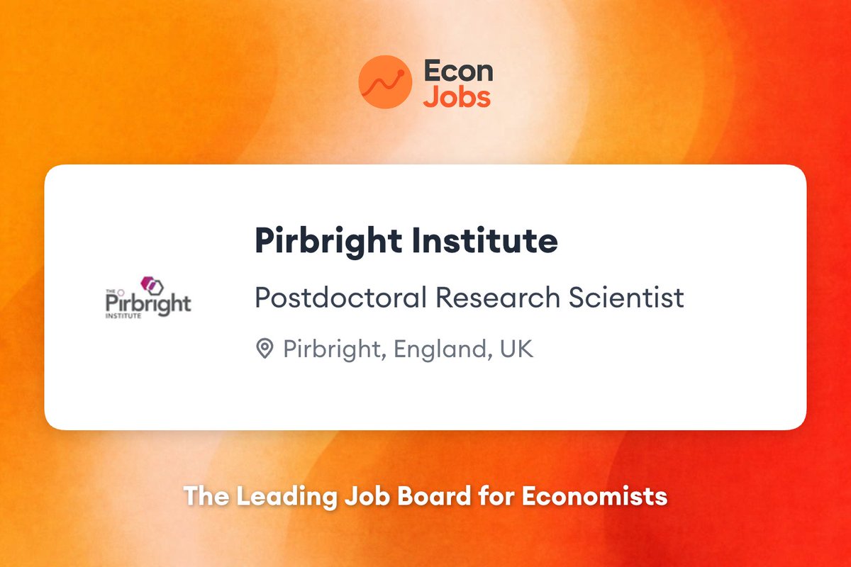 Economics Jobs | Econ-Jobs.com tweet media