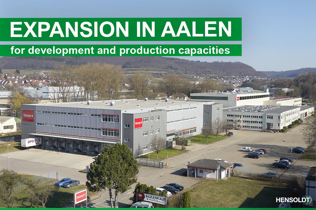 hensoldt's tweet photo. @hensoldt is advancing plans to expand its development and #production capacities in the Ostalb district, focusing on the Triumph site in #Aalen. The expansion responds to growing demand for #sensor solutions and #optronic systems. More: https://t.co/TZunXg6tWO #HENSOLDT https://t.co/k064cCWxfI