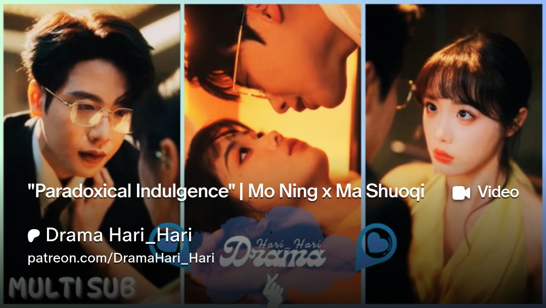DramaHari_Hari's tweet image. [Now on Patreon] 👇Link👇 #moning x #mashuoqi
patreon.com/posts/paradoxi…