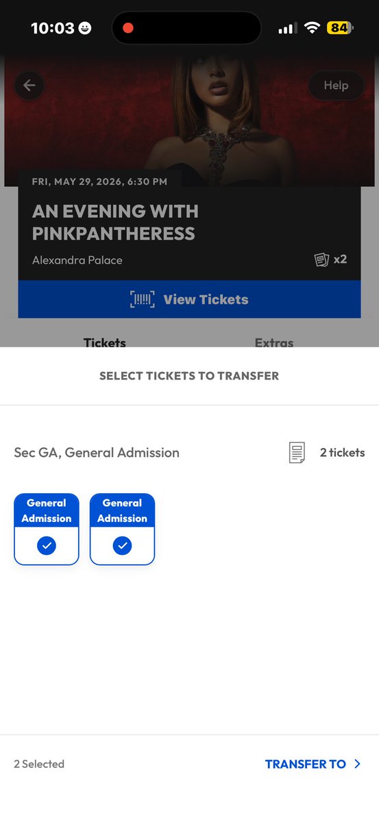 emcgonigal's tweet photo. Guys I #wts 2x Floor standing tickets for Pink Pantheress London show if anyone is looking !!

My partner was also lucky with another two from the presale !!

Kindly message me if interested..
#pinkPantheress #ticketmaster https://t.co/2Qlywzq1iJ