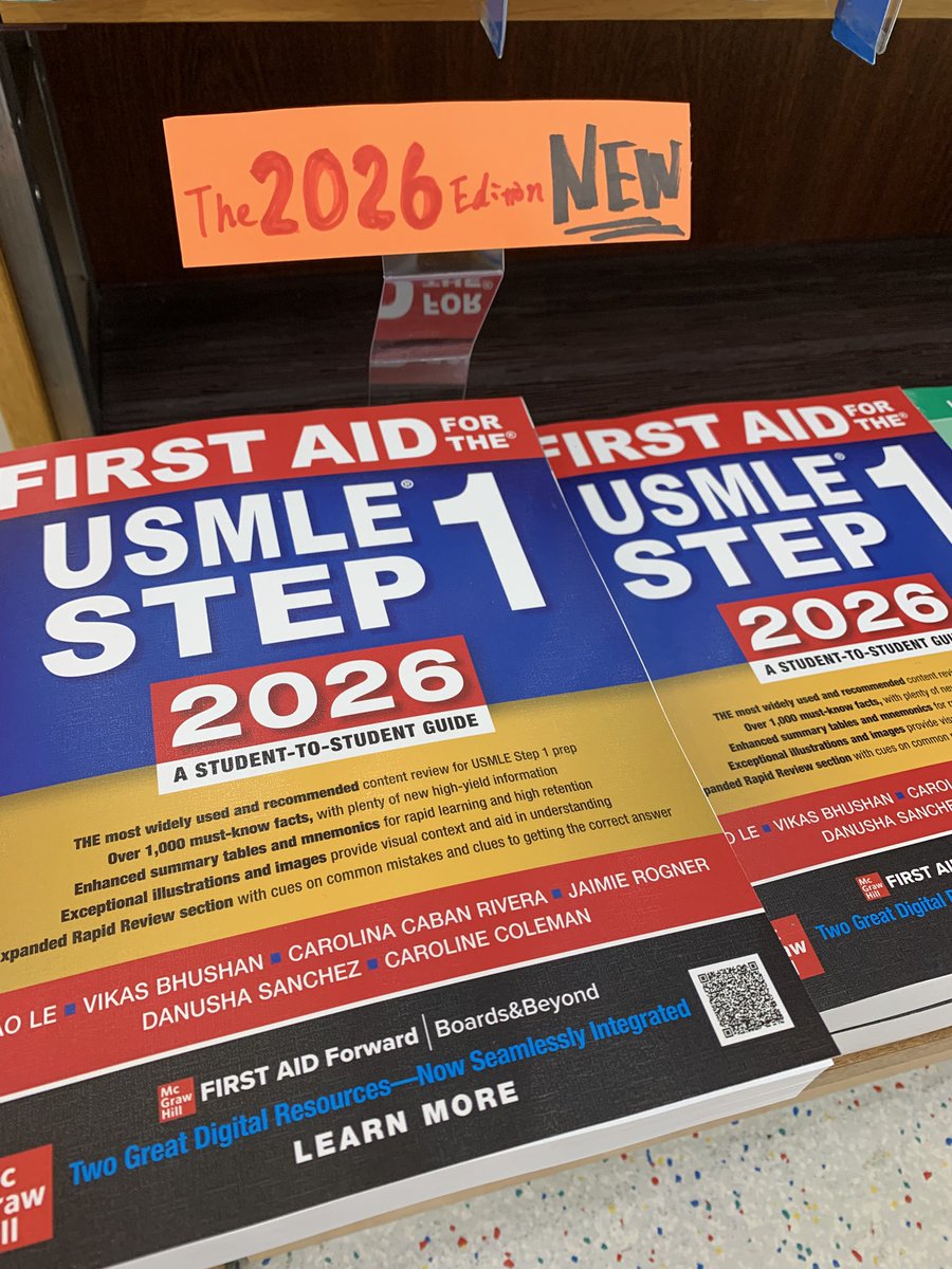 新刊】 Just Arrived !! 『First Aid for the USMLE Step 1 2026