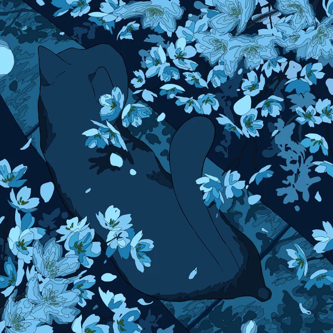 夜桜