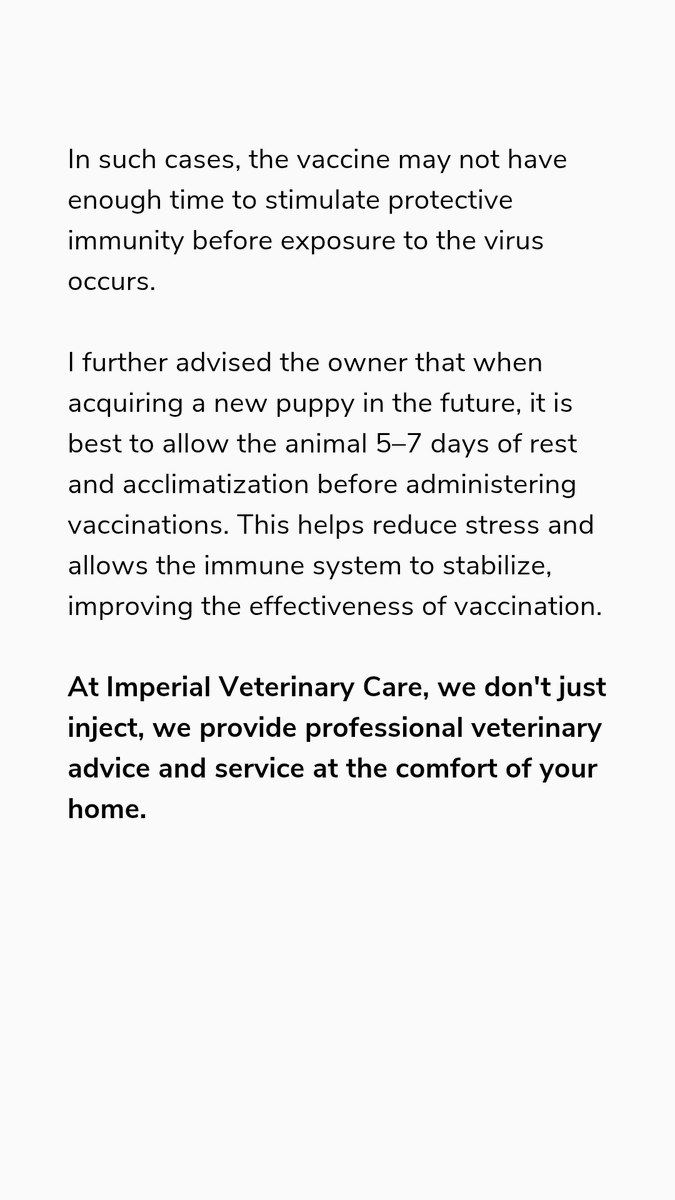 NaturePeak's tweet photo. At Imperial Veterinary Care, we don't just inject, we provide professional veterinary advice and service at the comfort of your home.

#ibadanvet
#preventivecare
#responsiblepetowner https://t.co/LJVqo6iV8i