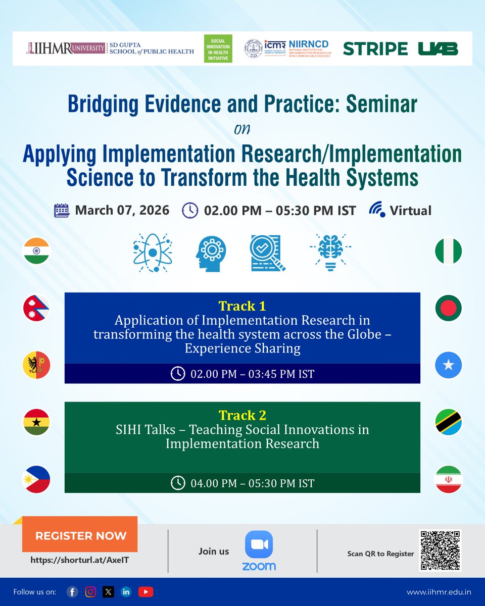 IIHMR University tweet media