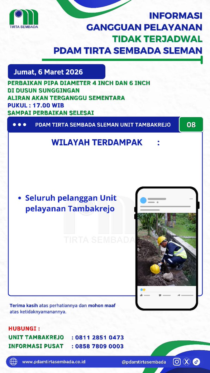 PDAM Tirta Sembada Sleman (@pdamsleman) on Twitter photo 